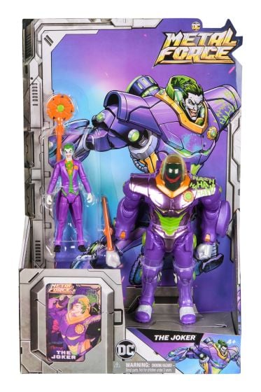 DC Metal Force 6In Armour Attached Joker