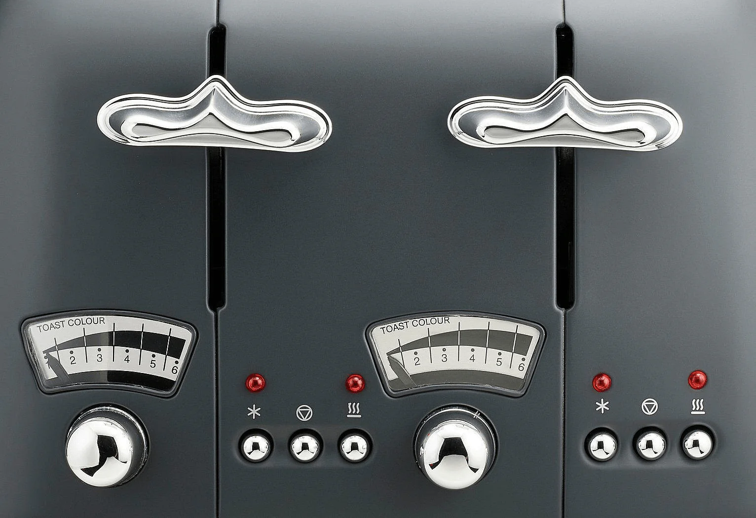 De’Longhi Argento Silva 4 Slice Toaster | Grey - Image 2
