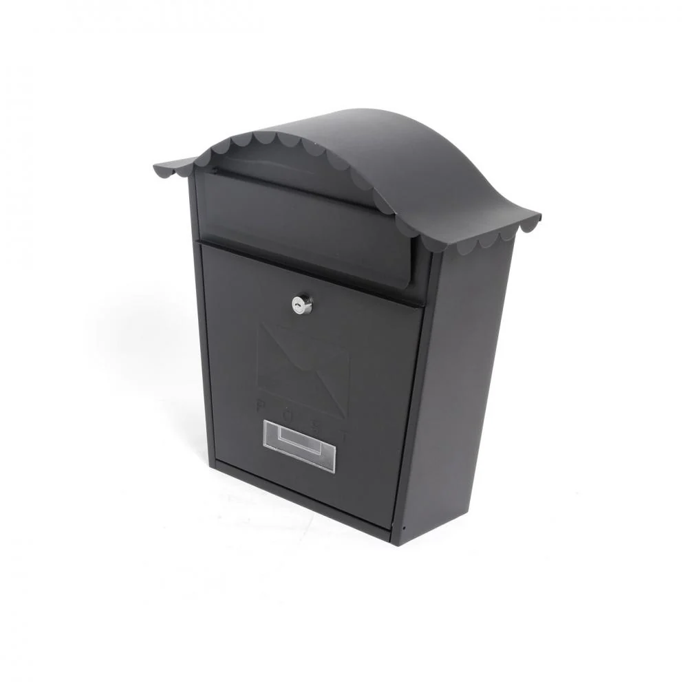 De Vielle Traditional Post Box - Black