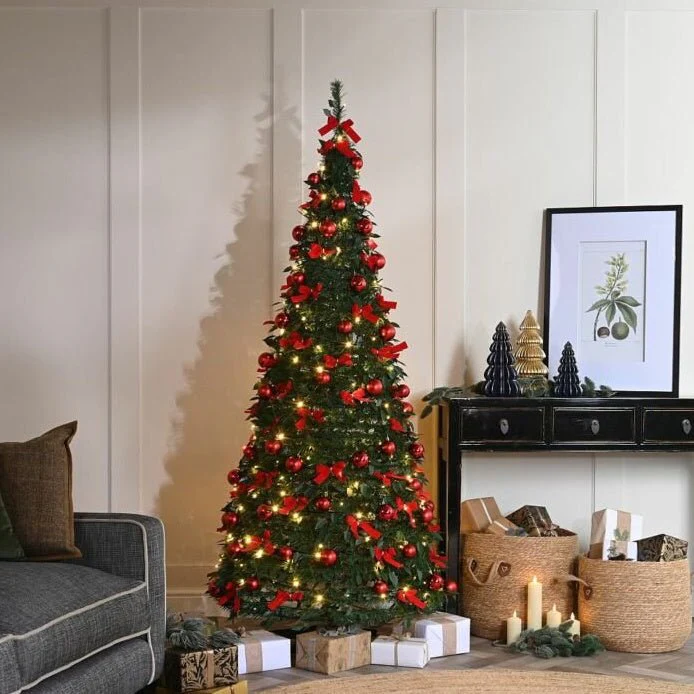 Decorated Pop-Up Pre-Lit Tree - 6Ft
