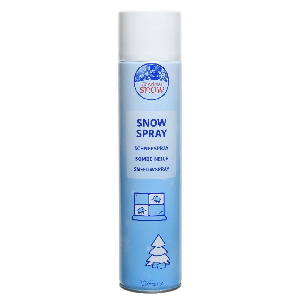 Decoris Christmas Snow Spray Can 600ml