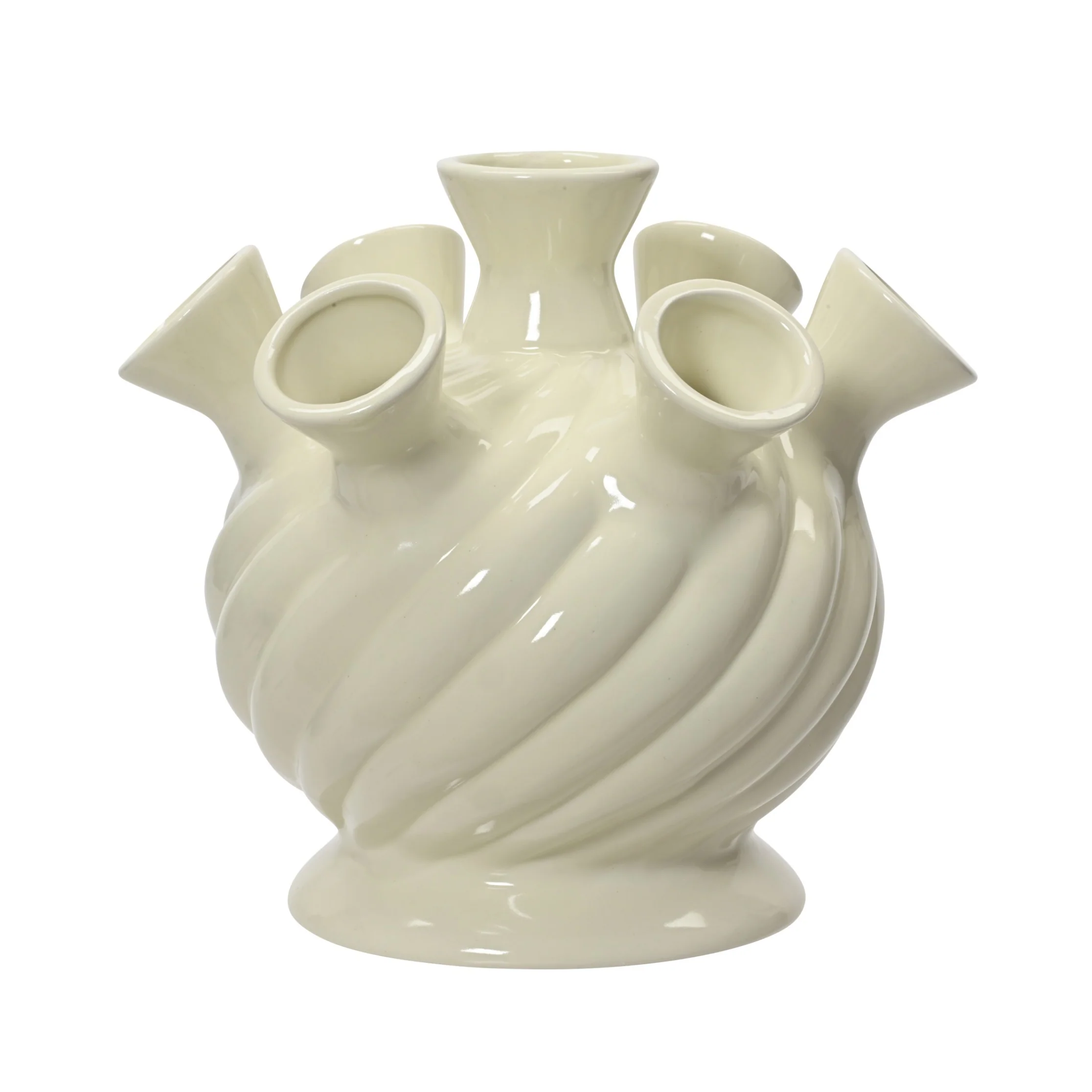 Decoris Vase White Porcelain 18cm