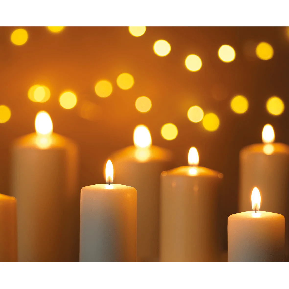 Decoris Wax Church Candle 15 x 10cm - Image 2