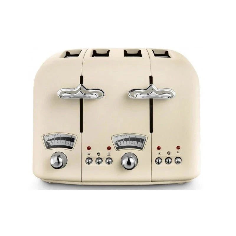 DeLonghi Argento Toaster | Flora Cream