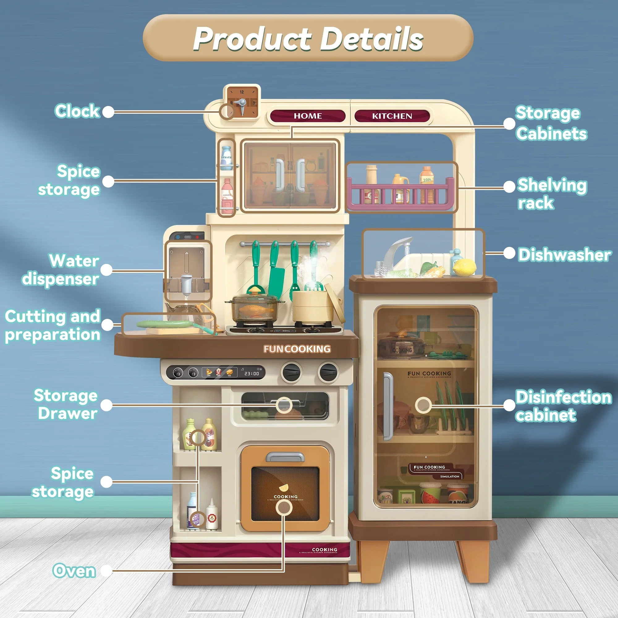 Deluxe Play Kitchen - Image 7