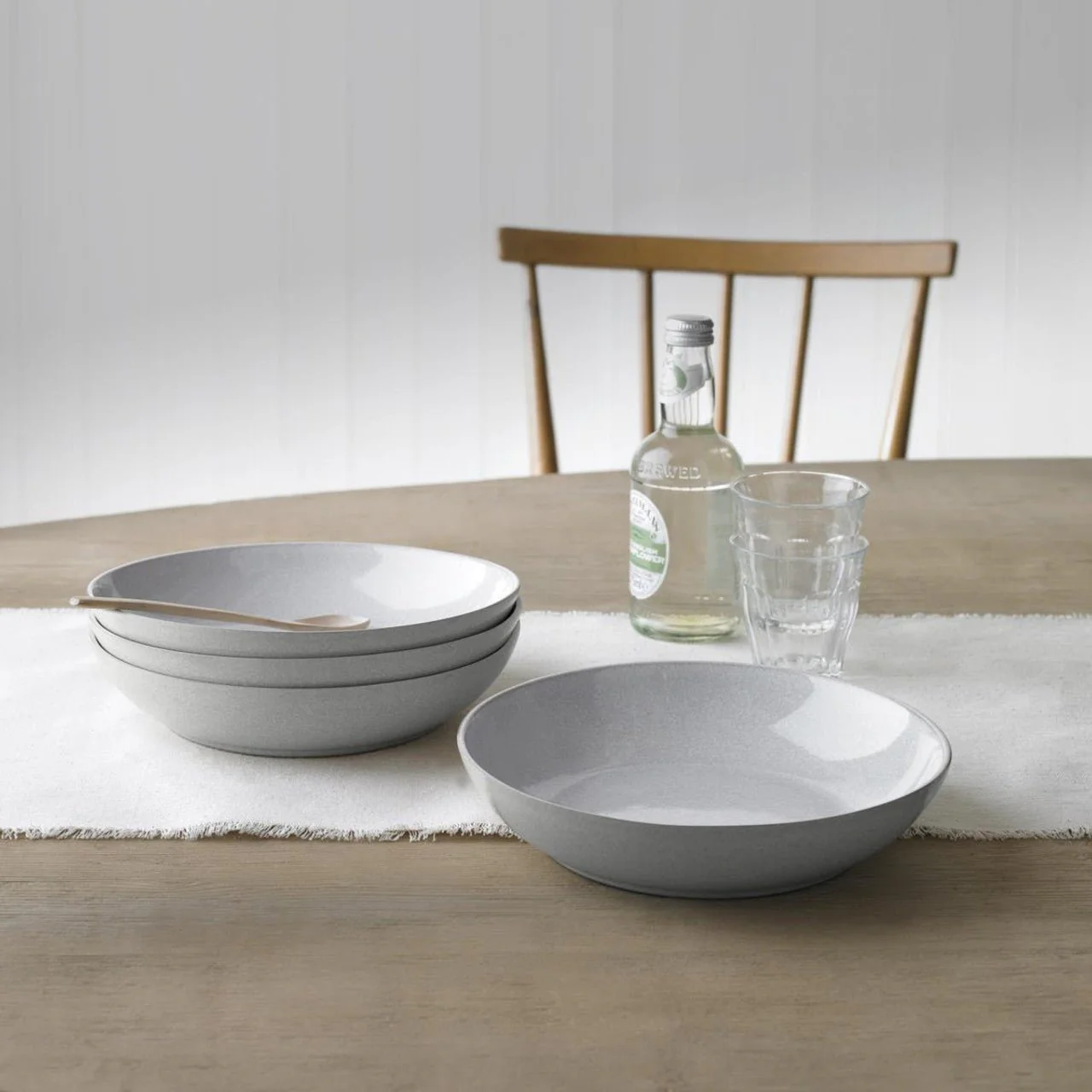 Denby Dove Grey Set Of 4 Pasta Bowls - Image 2