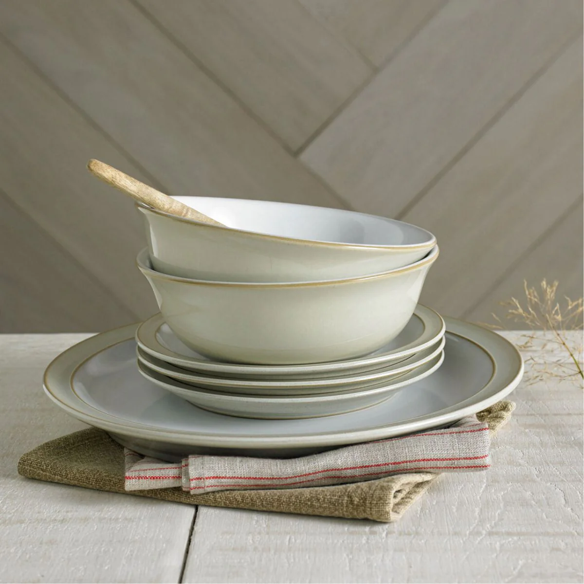 Denby Linen Medium Plate - Image 3