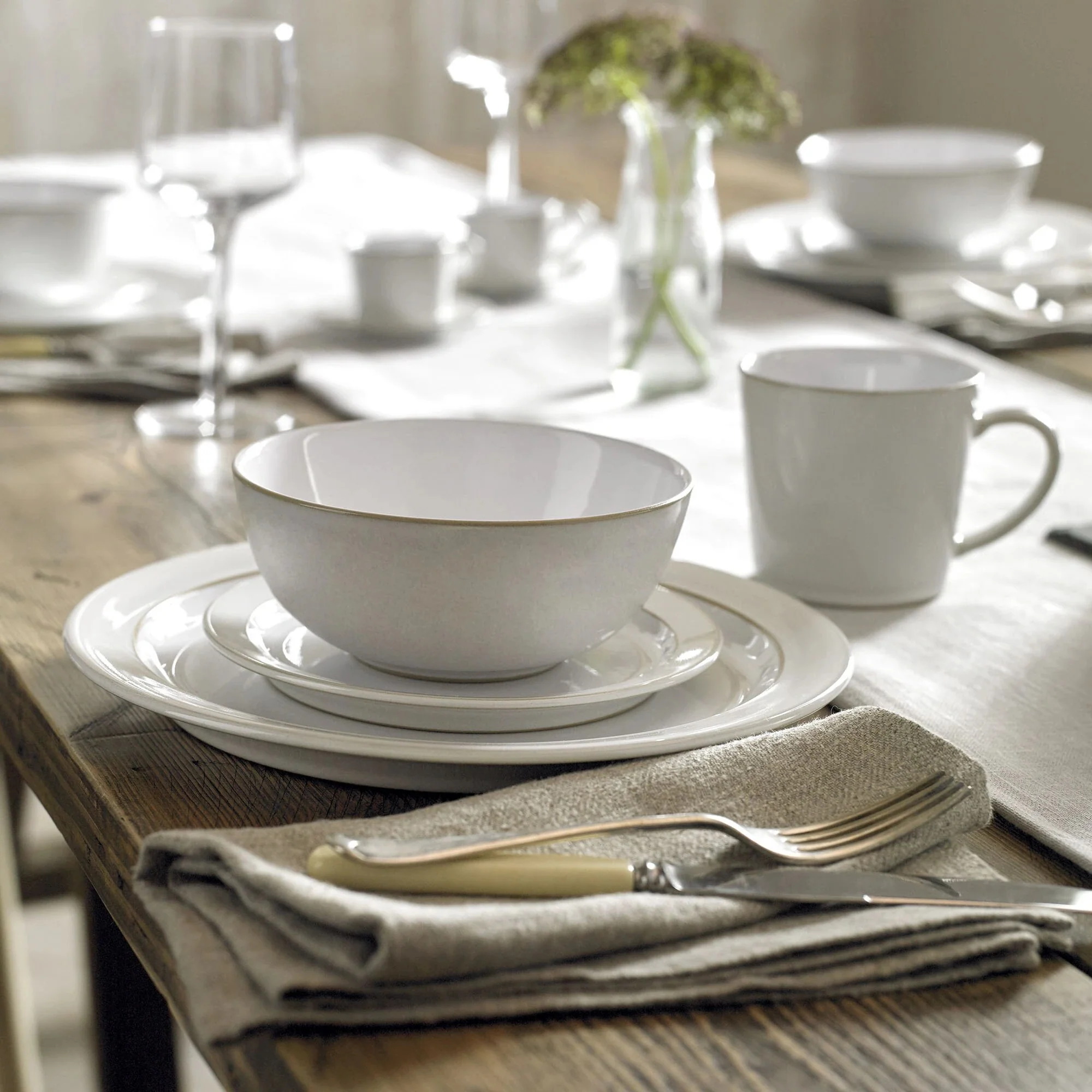 Denby Natural Canvas 12 Piece Tableware Set - Image 10