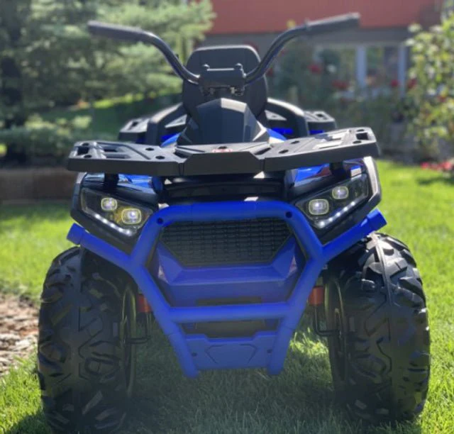 Desert Commander 24V Electric Ride On Quad - Blue - Image 2