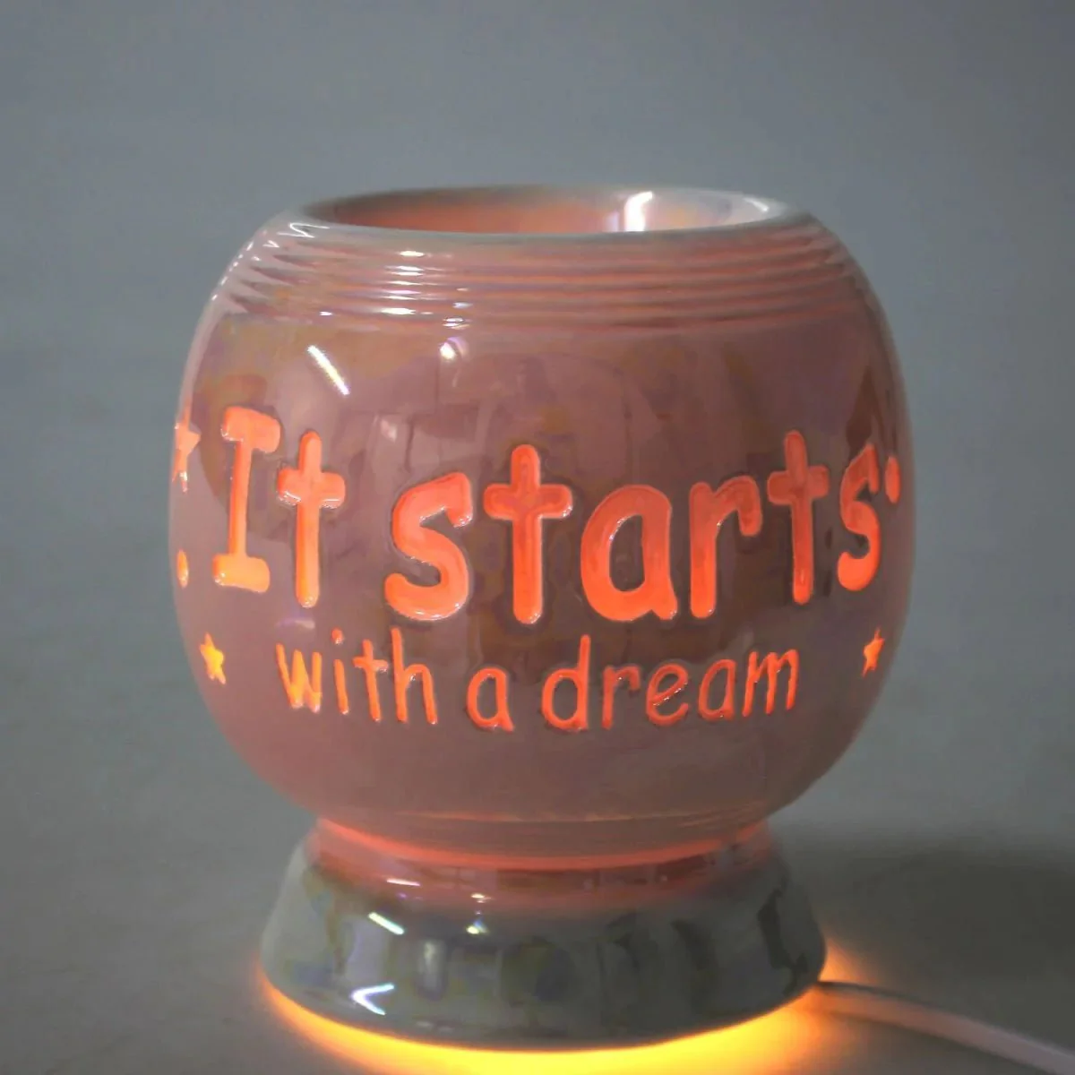 Desire Aroma Ceramic Wax Melt Burner It Starts with A Dream - Image 2