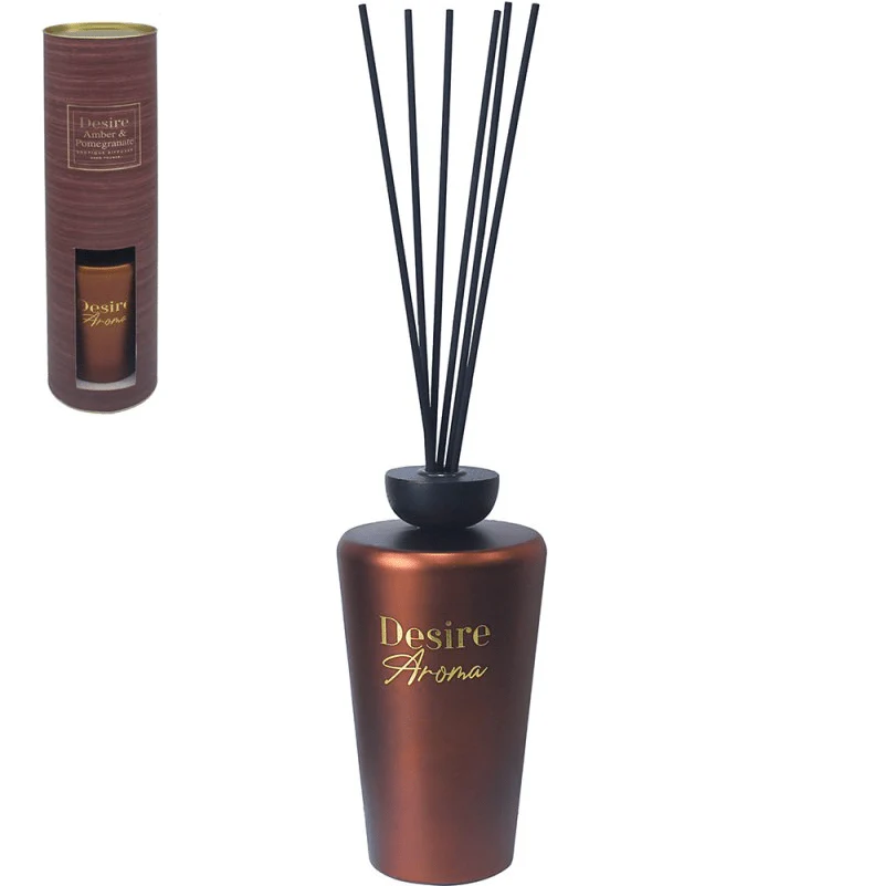 Desire Aroma Luxury Reed Diffuser – Amber Pomegranate (1000ml) - Image 2