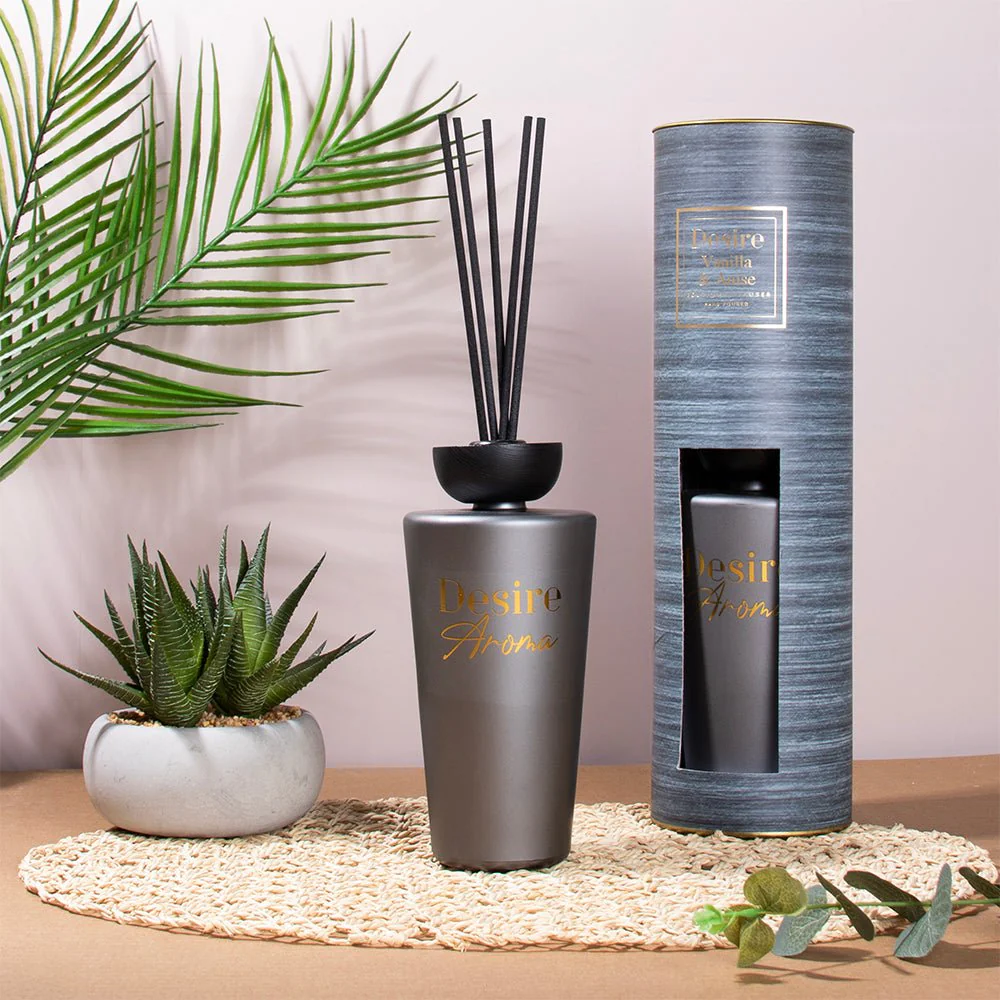 Desire Aroma Luxury Reed Diffuser – Vanilla & Anise (1000ml)
