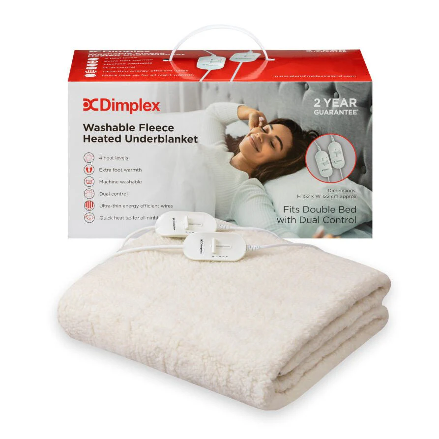 Dimplex Double Fleece Dual Under Blanket DFB2003