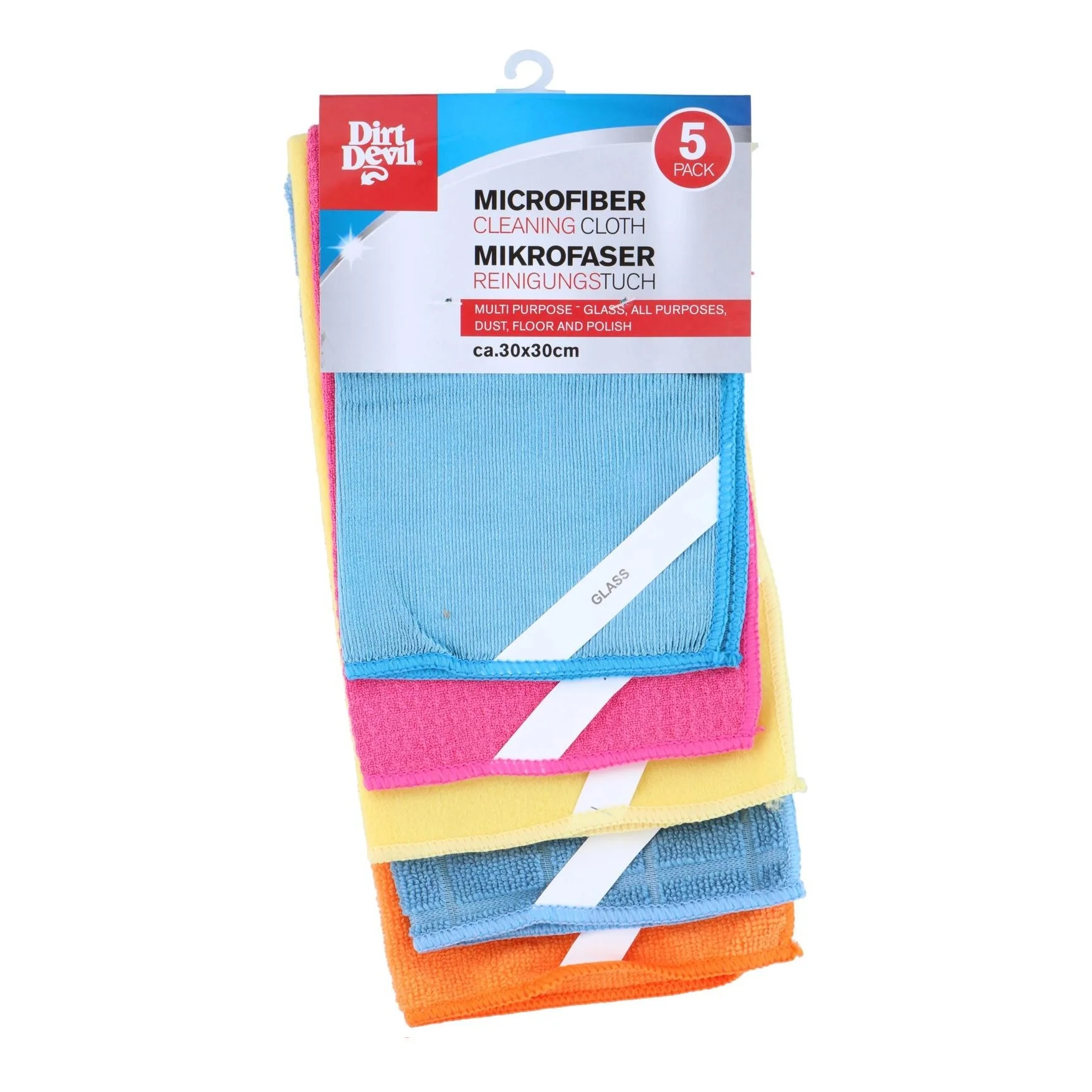 DIRT DEVIL Microfiber Cleaning Cloths 5 pcs