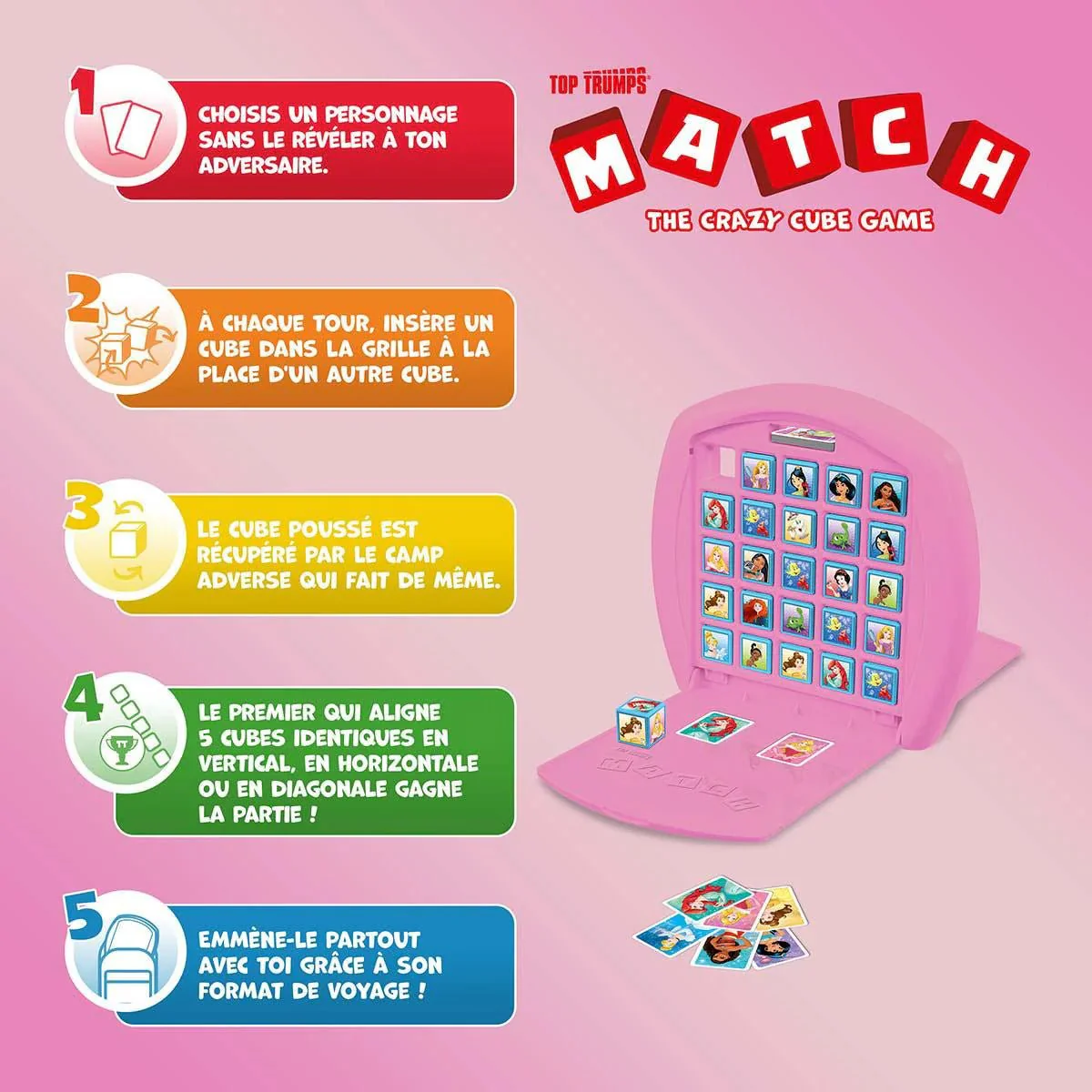 Disney Princess Top Trumps Match - The Crazy Cube Game - Image 3