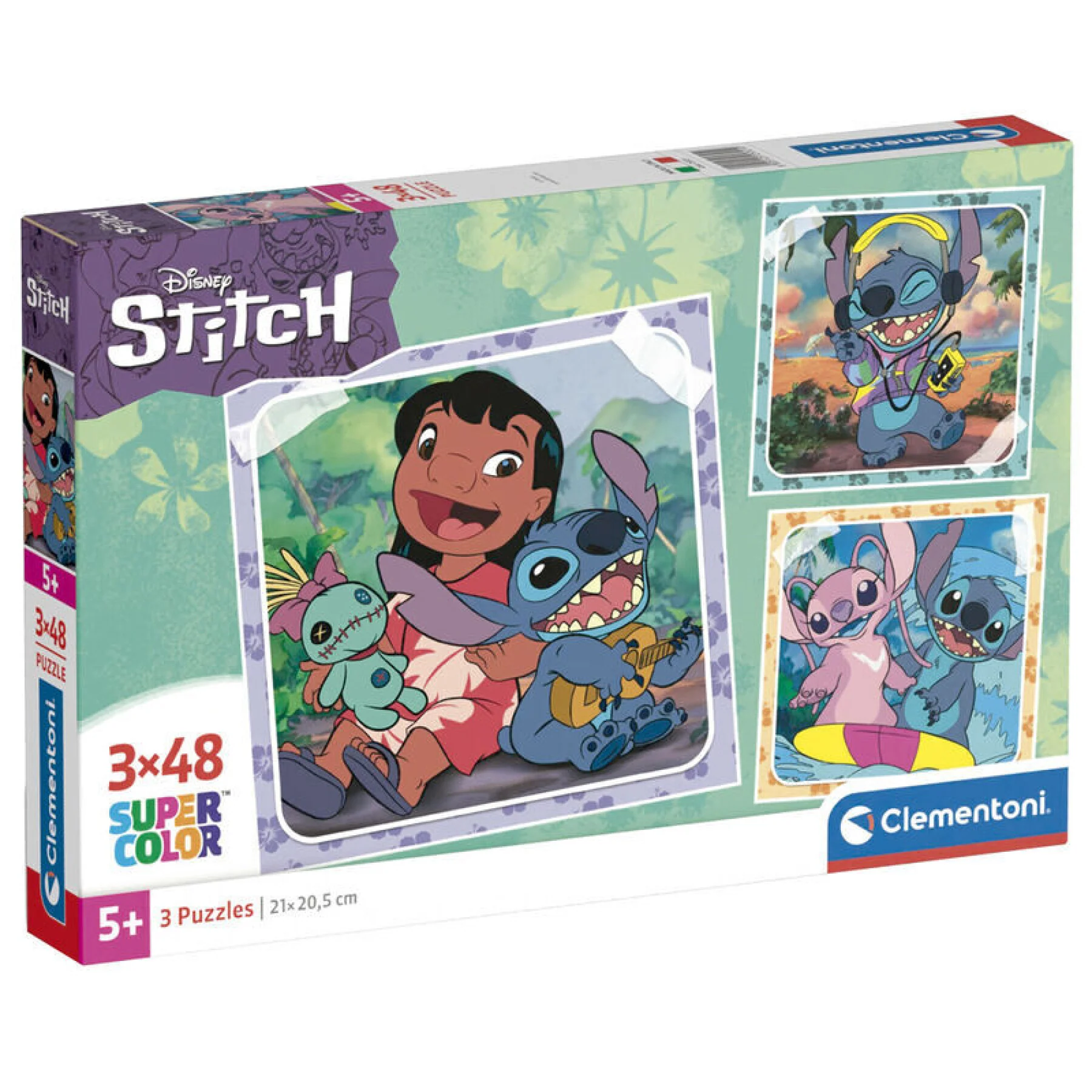 Disney Stitch 3x48-piece Jigsaw Puzzle