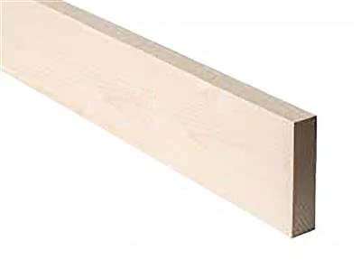 Diy 145X19X2400Mm White Deal Pao (5X1'') - Image 2
