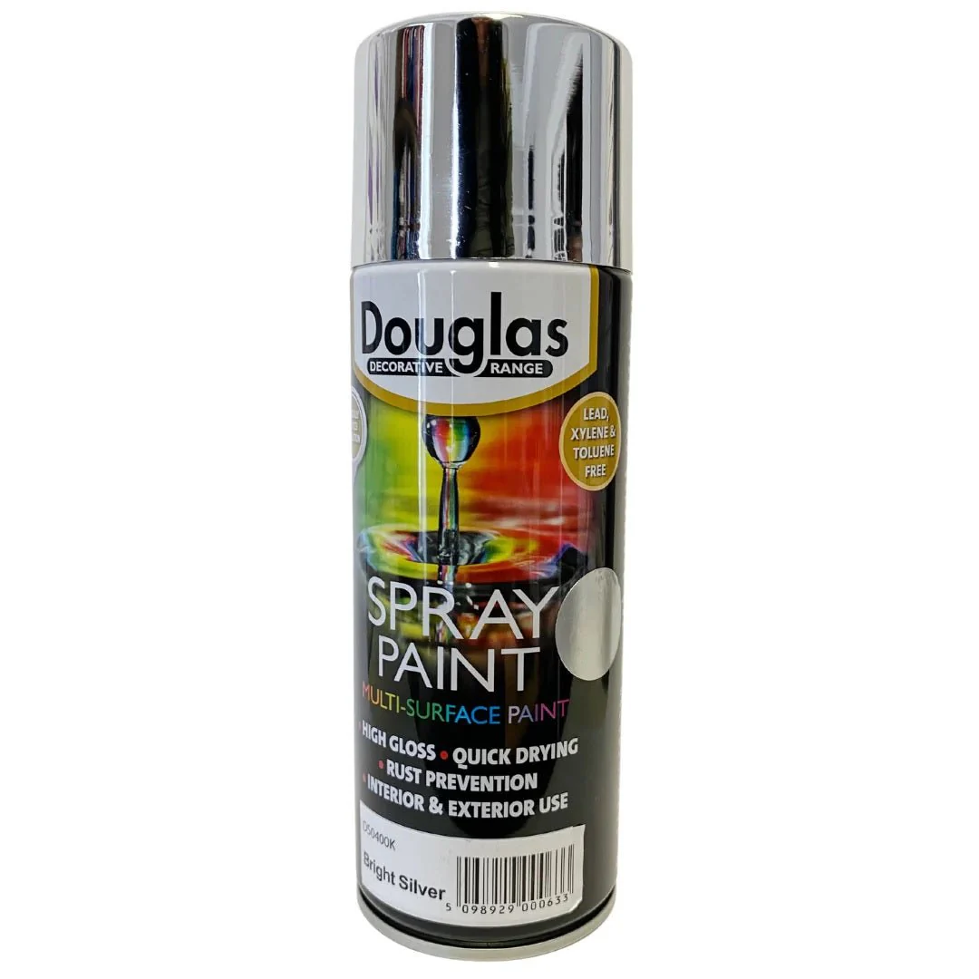 Douglas Spray Paint - Bright Silver 400ml