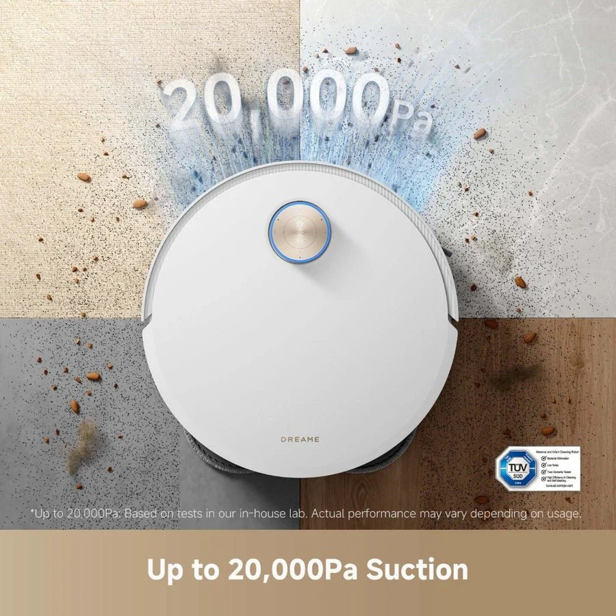 Dreame X50 Ultra Robot Vac Vacuum Cleaner - White | RLX85CE-4 - Image 7