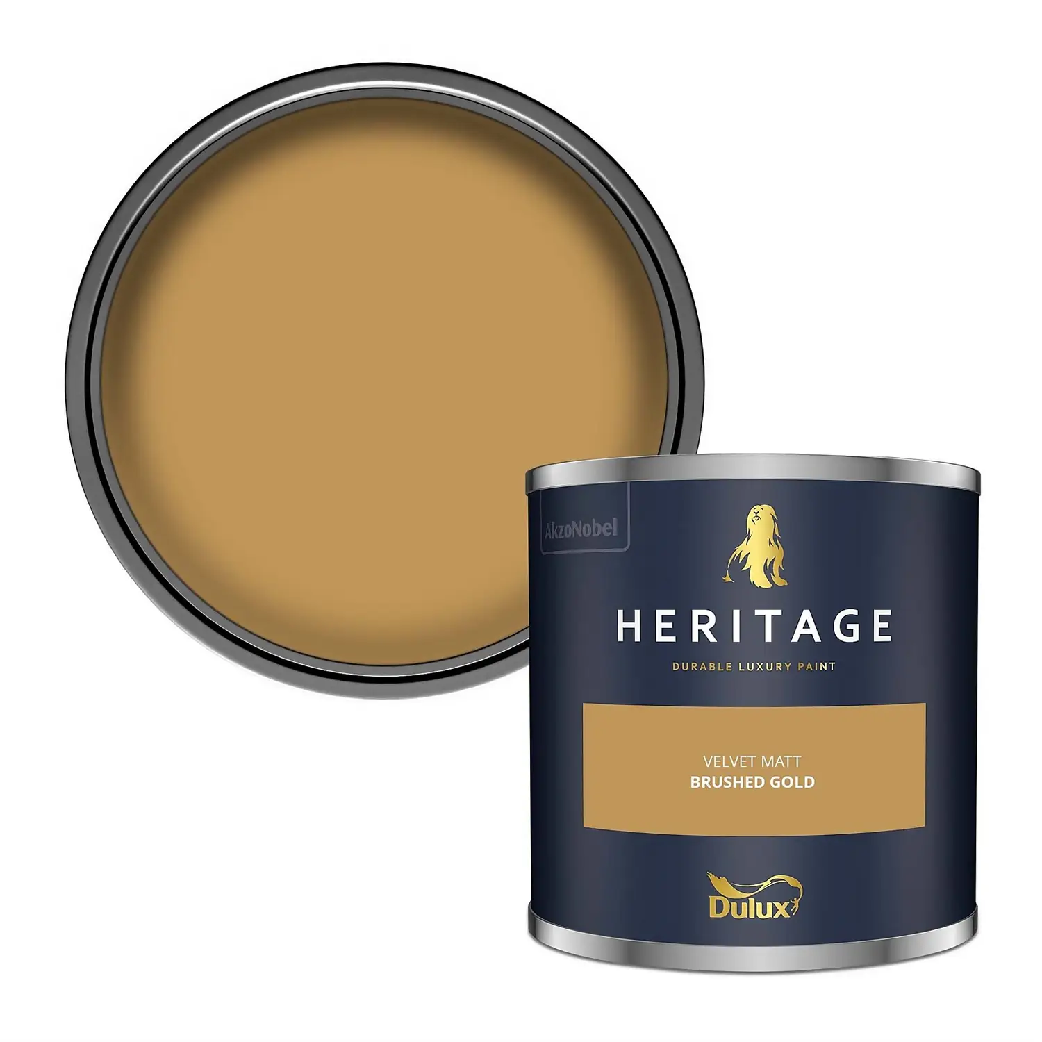 Dulux Heritage Tester Brushed Gold 125Ml