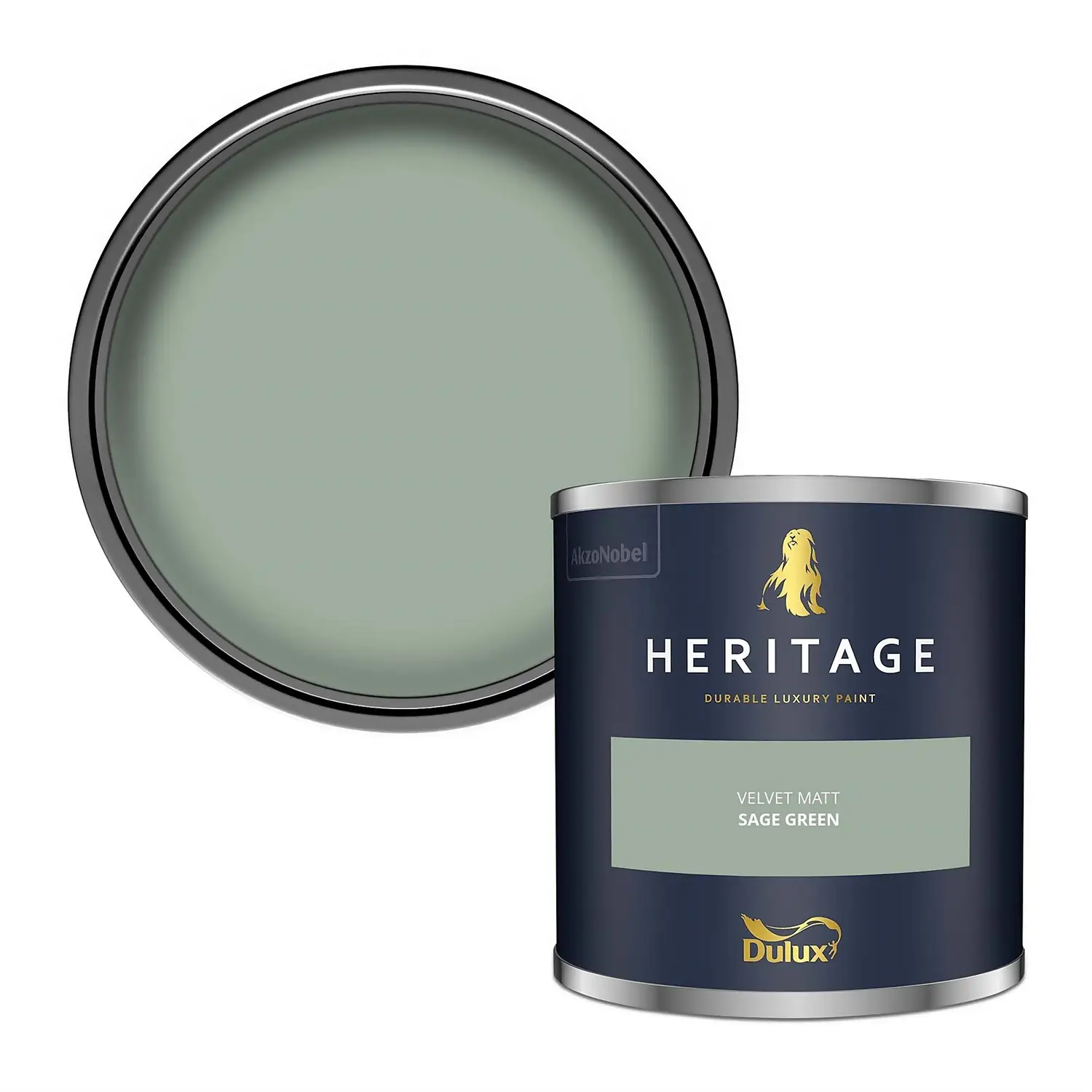 Dulux Heritage Tester Sage Green 125Ml