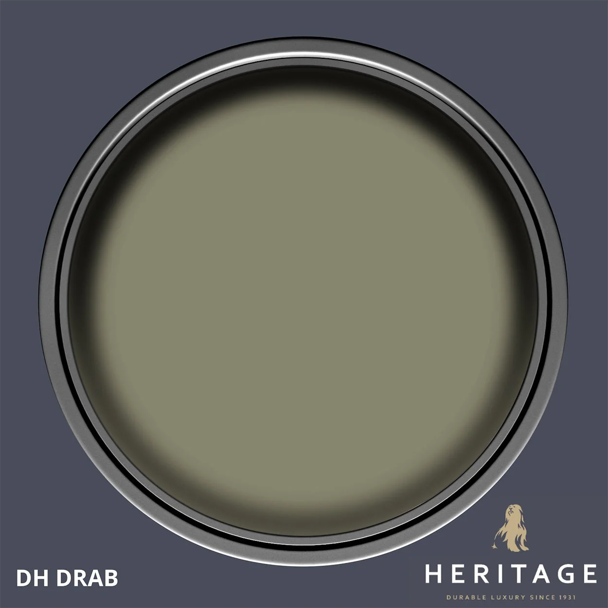 Dulux Heritage Eggshell Dh Drab 750Ml