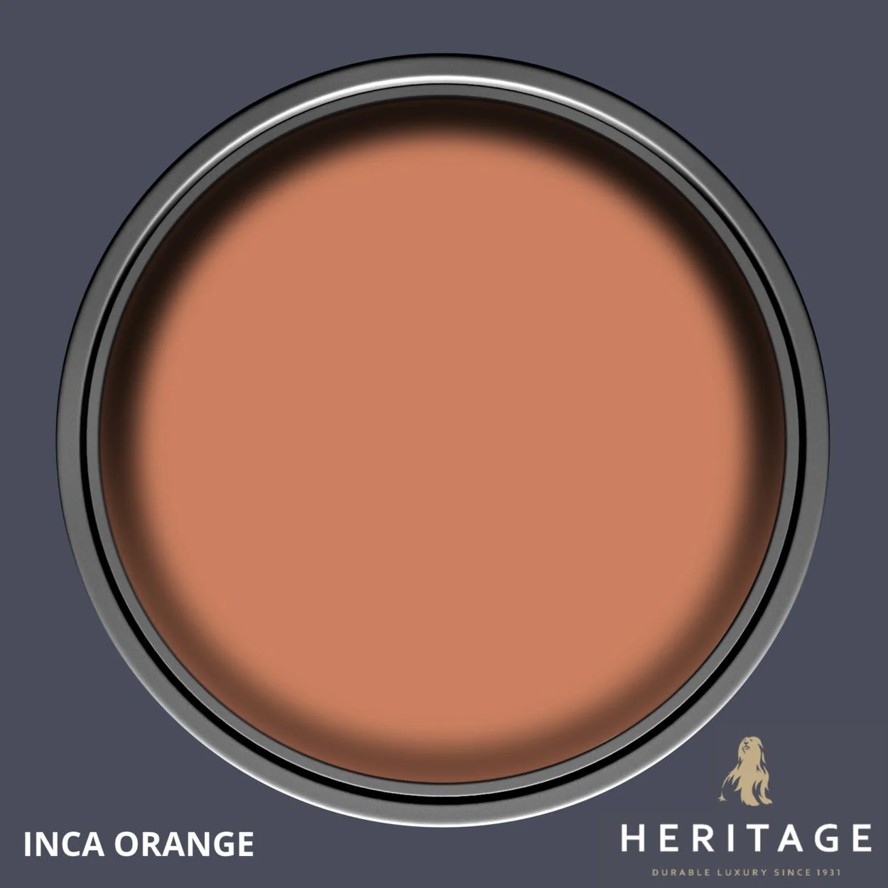 Dulux Heritage Eggshell Inca Orange 2.5L
