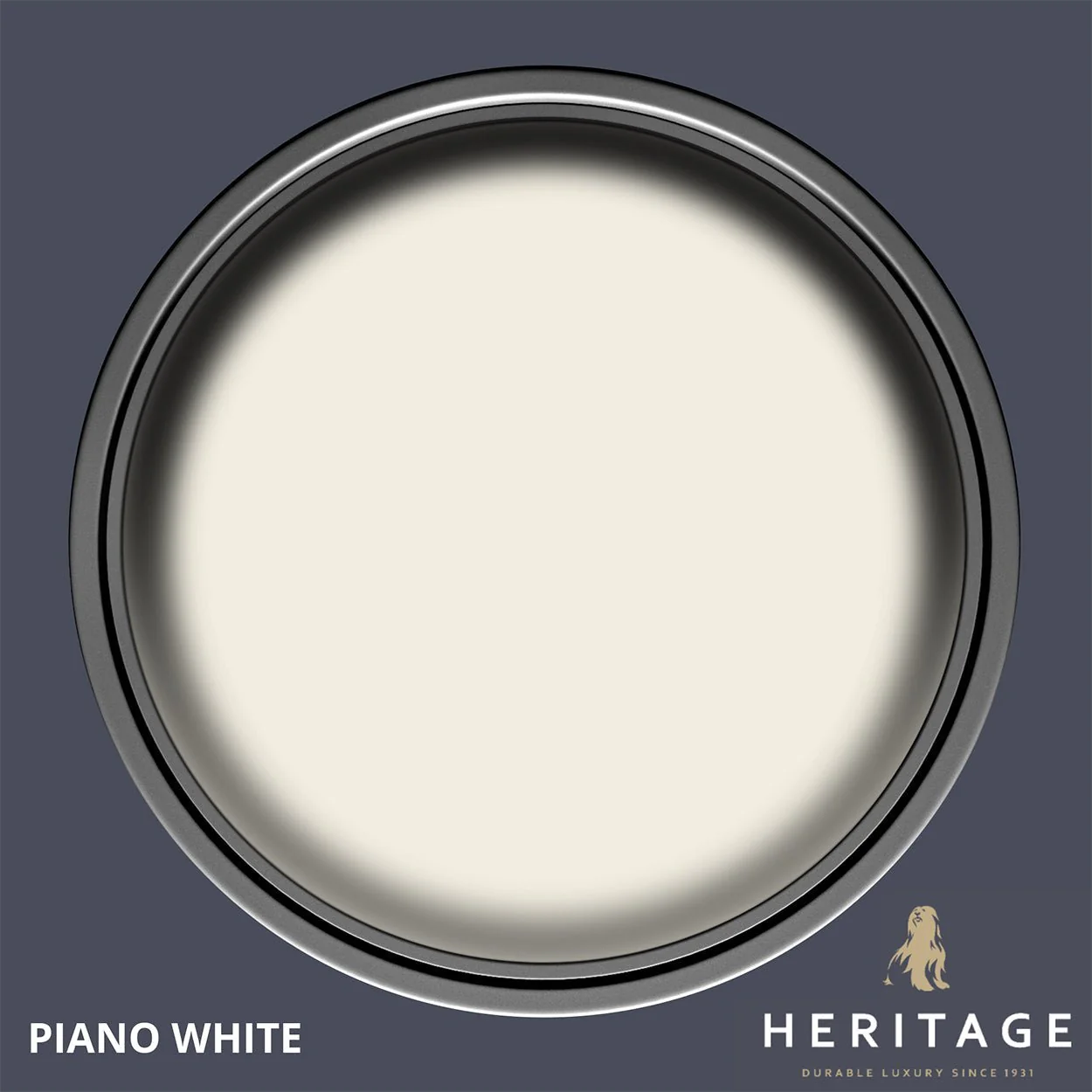Dulux Heritage Eggshell Piano White 2.5L