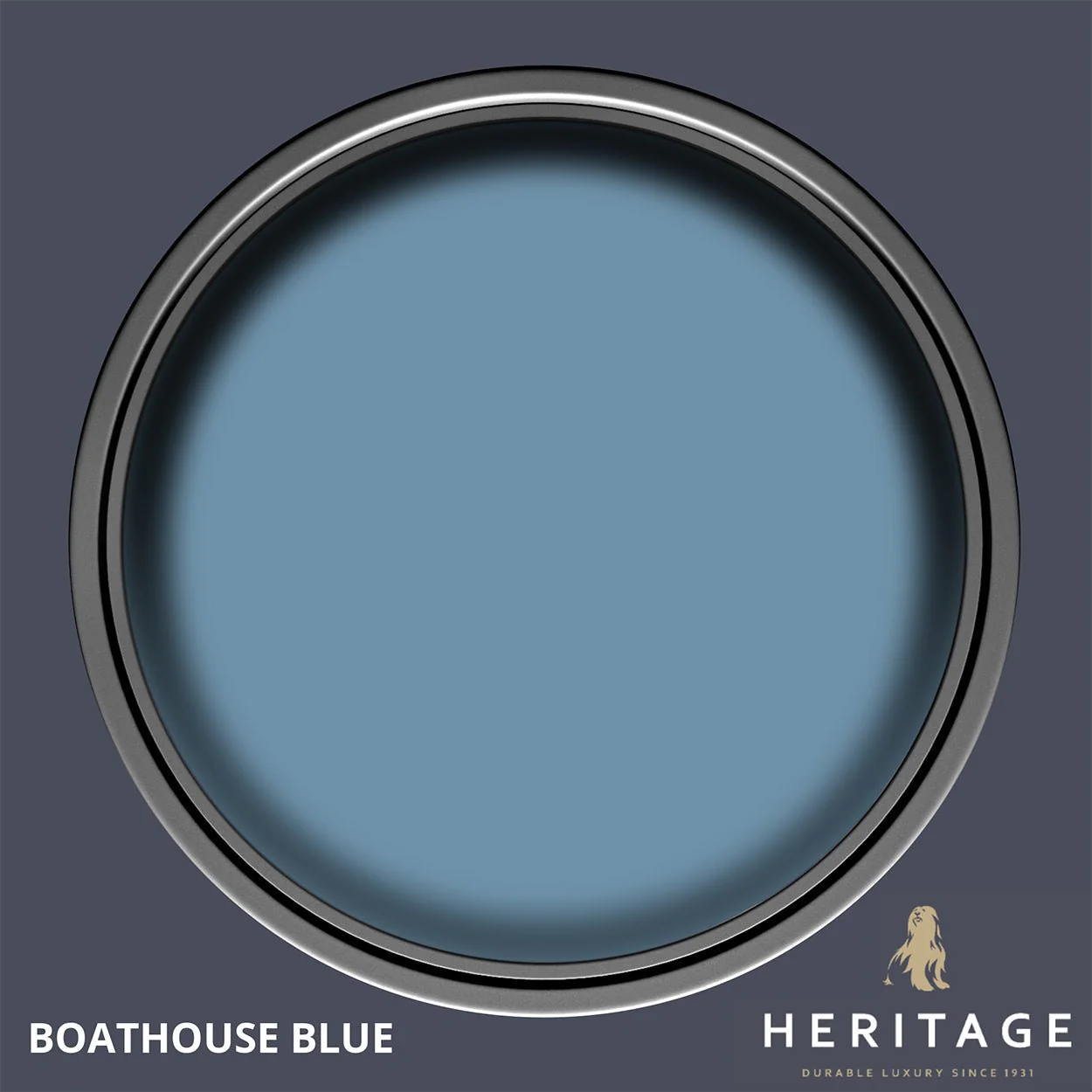 Dulux Heritage Velvet Matt Boathouse Blue 5L