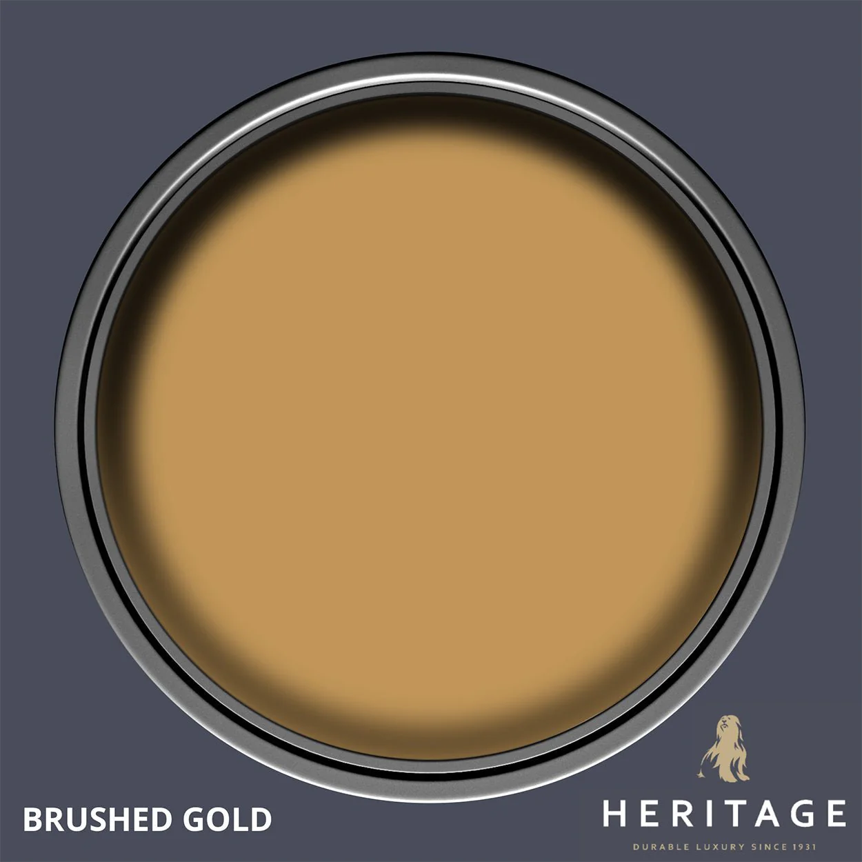 Dulux Heritage Velvet Matt Brushed Gold 2.5L