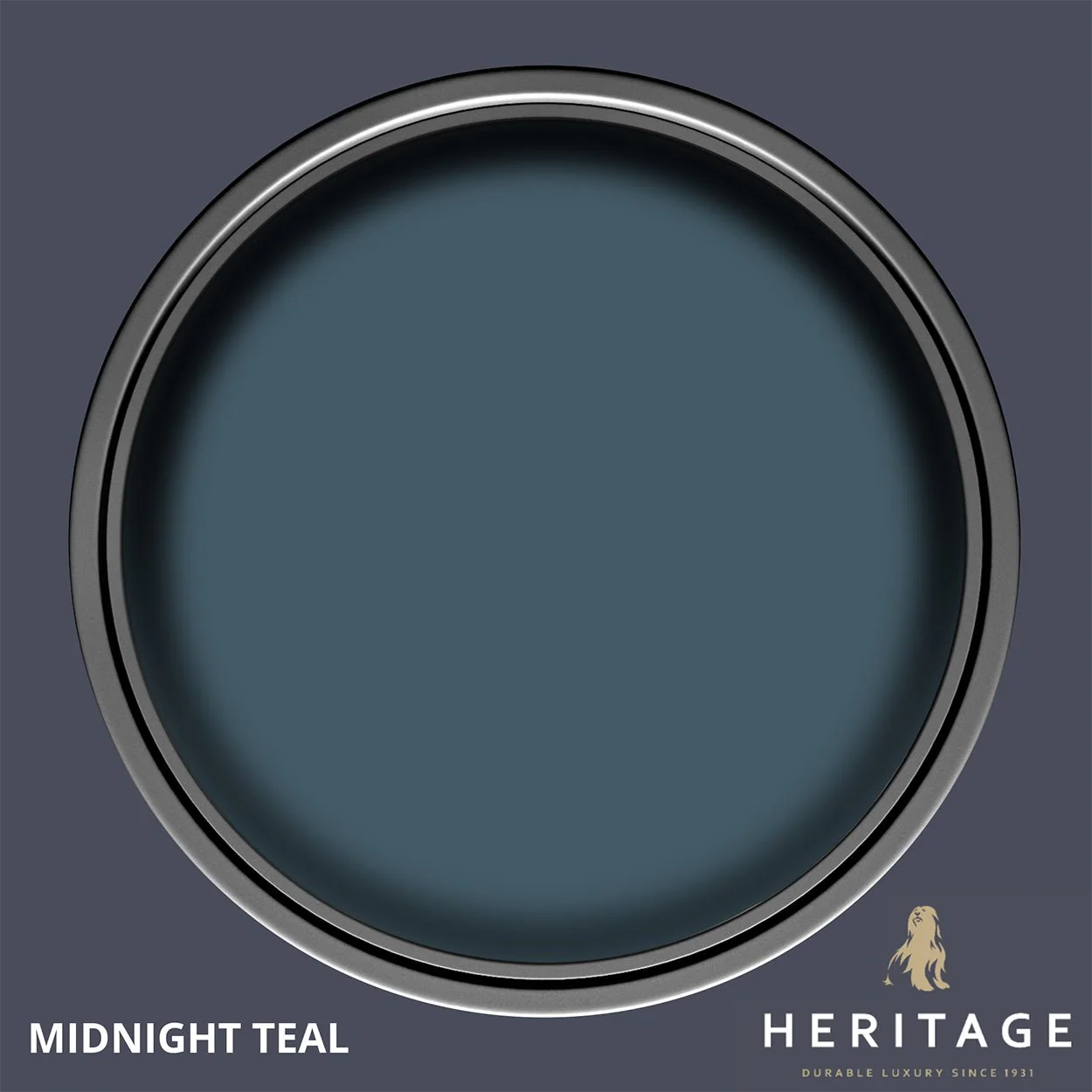 Dulux Heritage Velvet Matt Midnight Teal  1L
