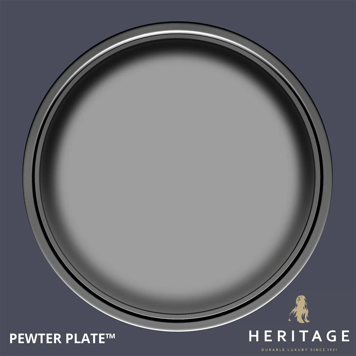 Dulux Heritage Velvet Matt Pewter Plate 2.5L