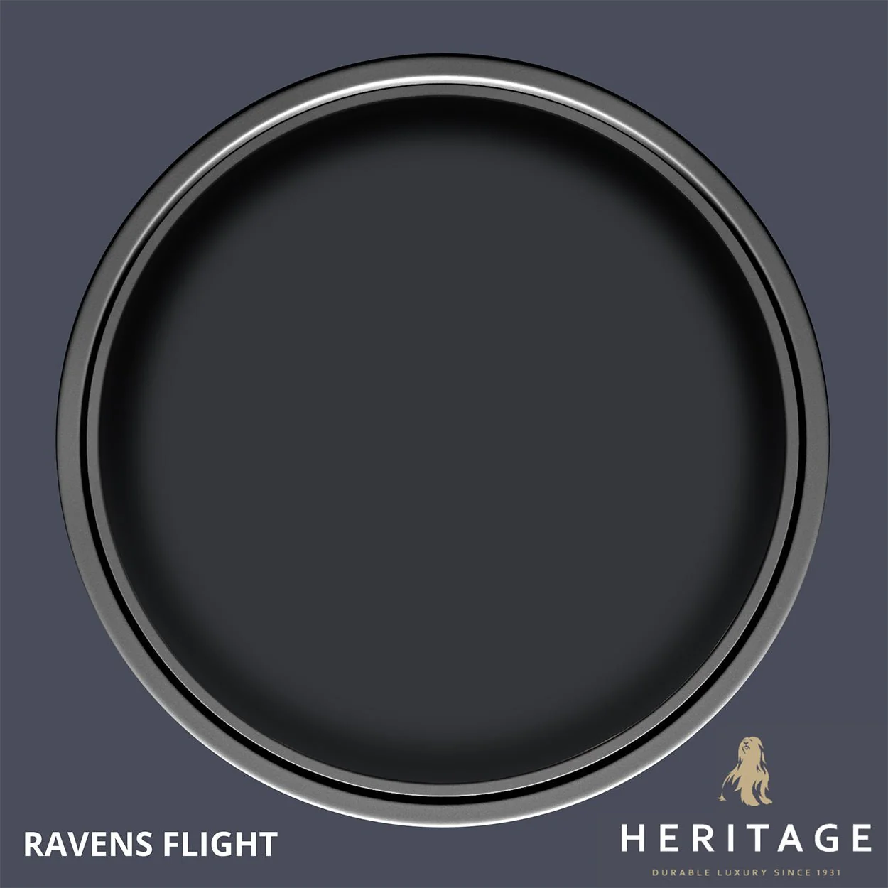 Dulux Heritage Velvet Matt Ravens Flight  1L