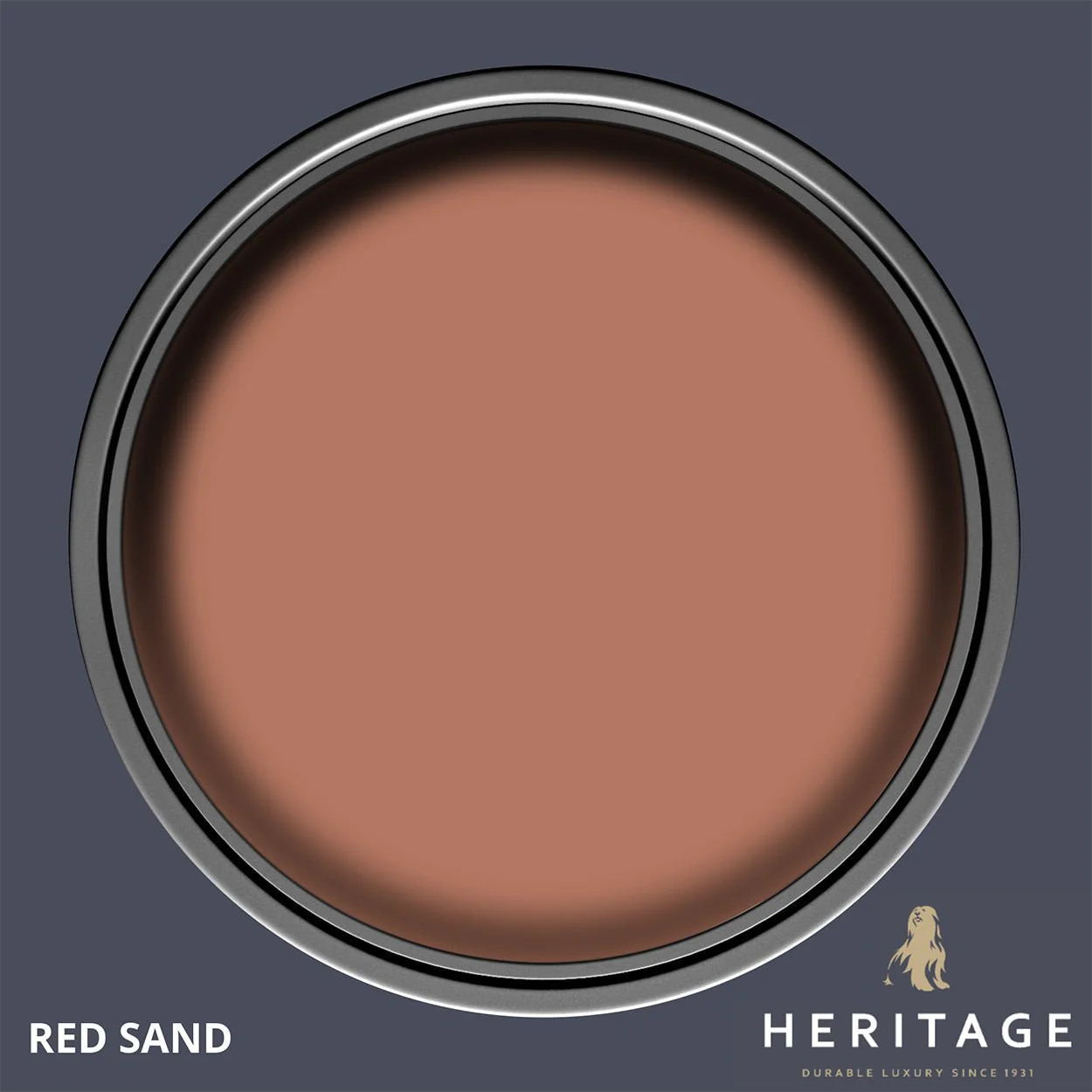 Dulux Heritage Velvet Matt Red Sand 1L