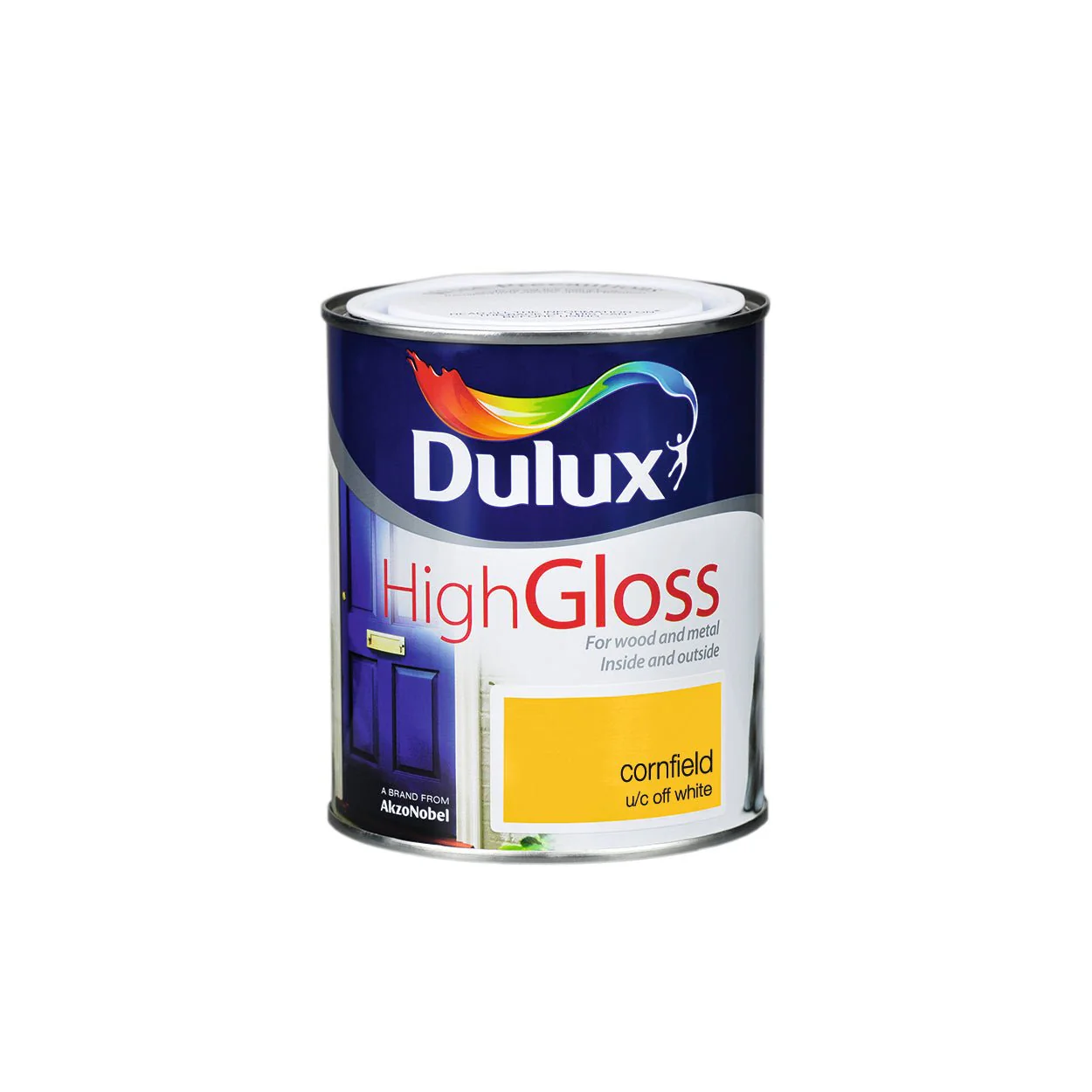 Dulux High Gloss Colour- 750ml CORNFIELD - Image 2