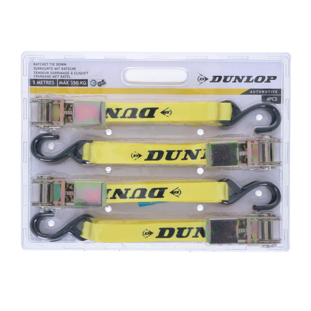 Dunlop Tensioning Straps with Ratchet 4 Pieces