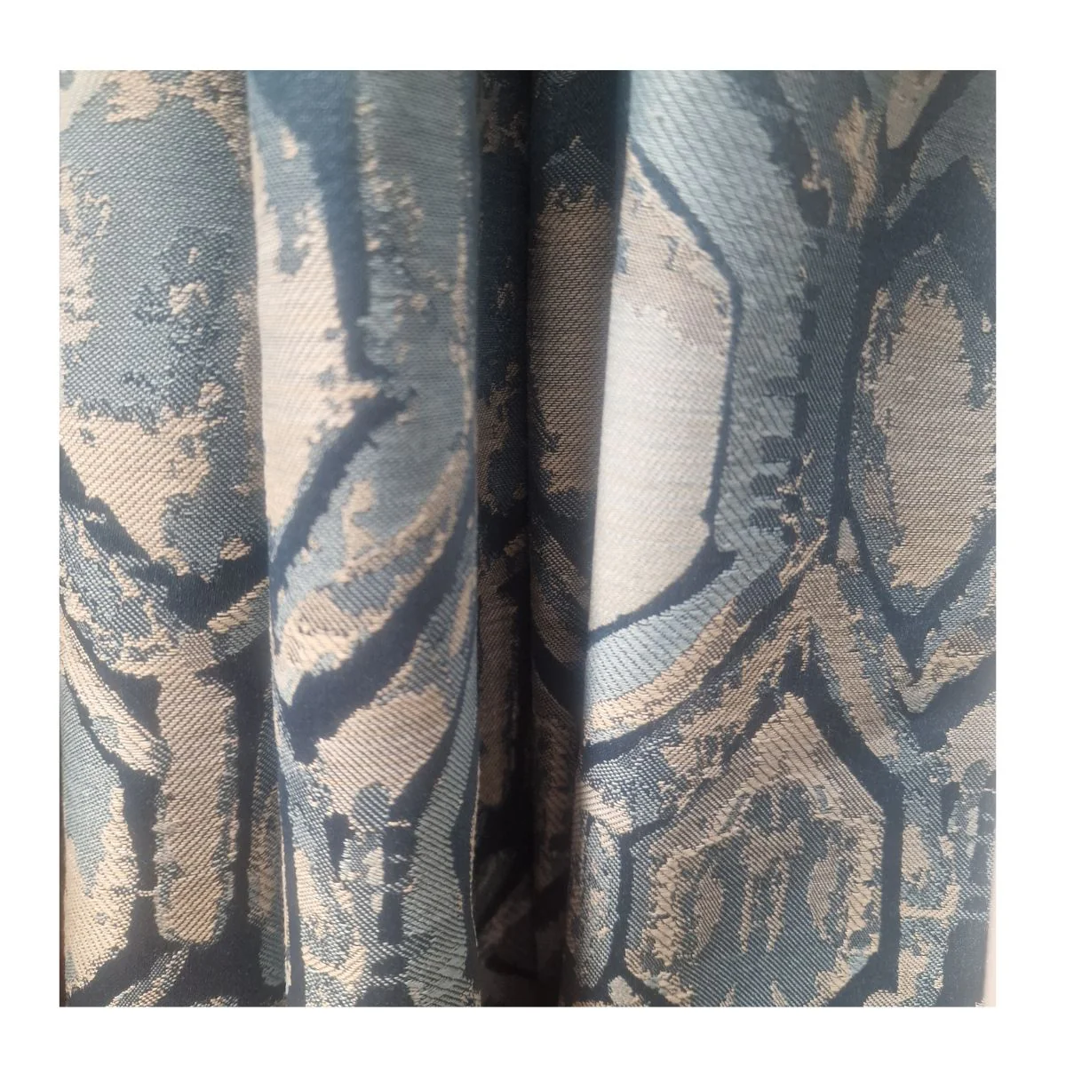 EA Designs Evora Blue Polar Fleece Curtains (66" x 90") - Image 2