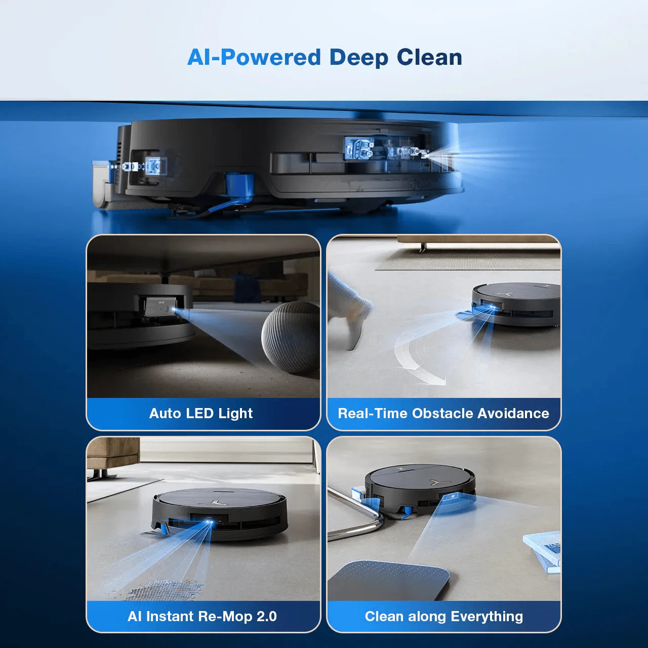 ECOVACS DEEBOT X9 PRO OMNI Robot Vacuum & Mop – Dual-Powered Flagship Cleaner - Image 8