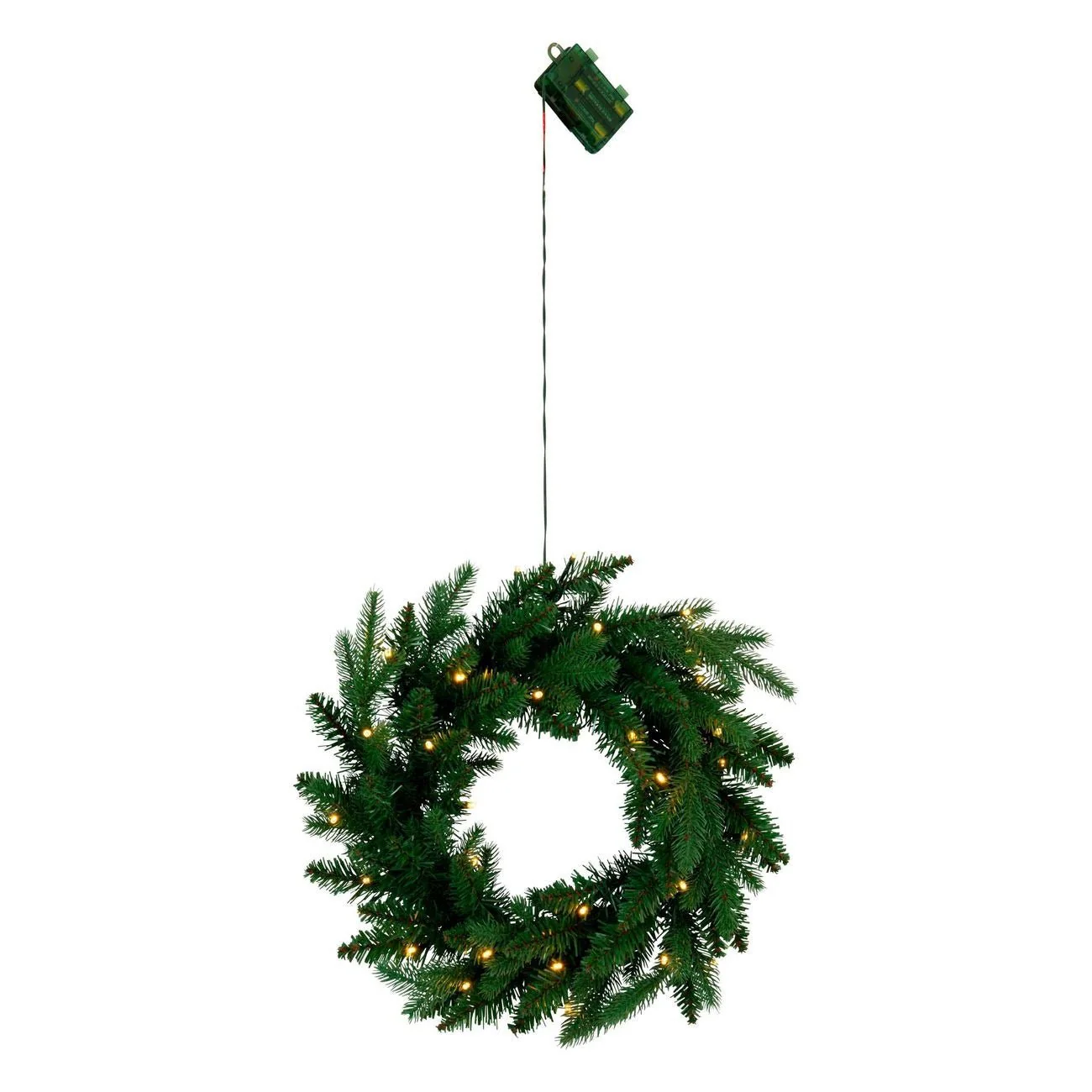 Eglo Christmas LED Wreath with Sensor Battery Operated 48cm
