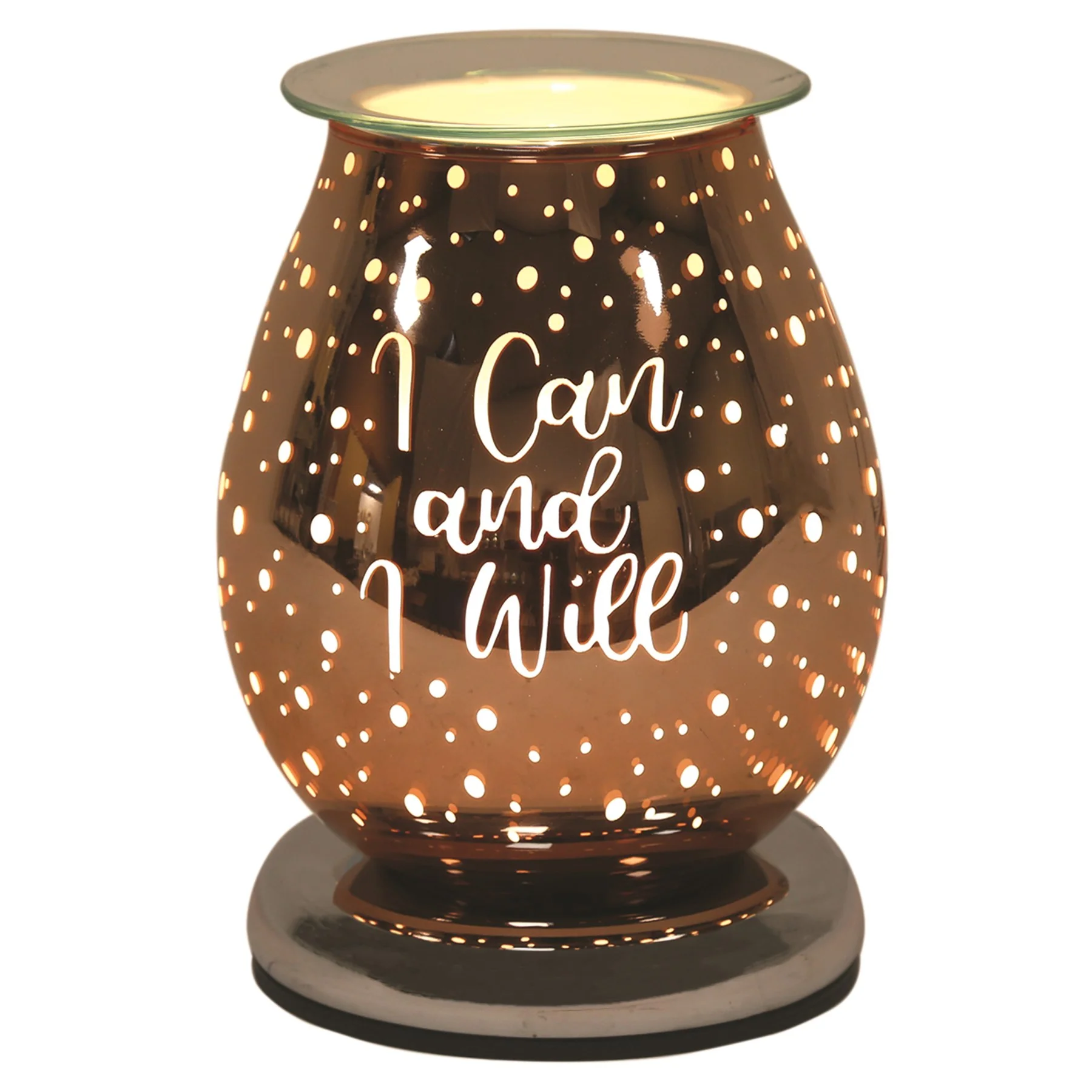 Electric Wax Melt Burner Touch - Burnt Copper I Can and I Will