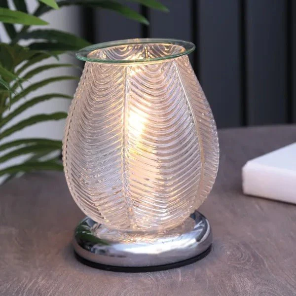 Electric Wax Melter Touch - Ribbed Clear Lustre 18cm - Image 2