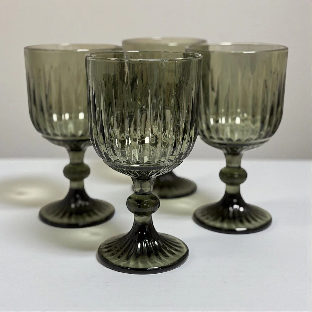 Elements Smoke Wine Glasses Set of 4