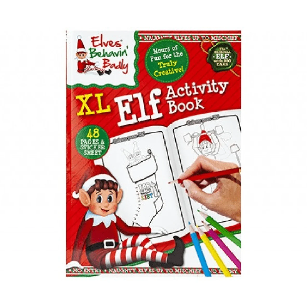 Elves Behavin' Badly XL Mixed Activity Book