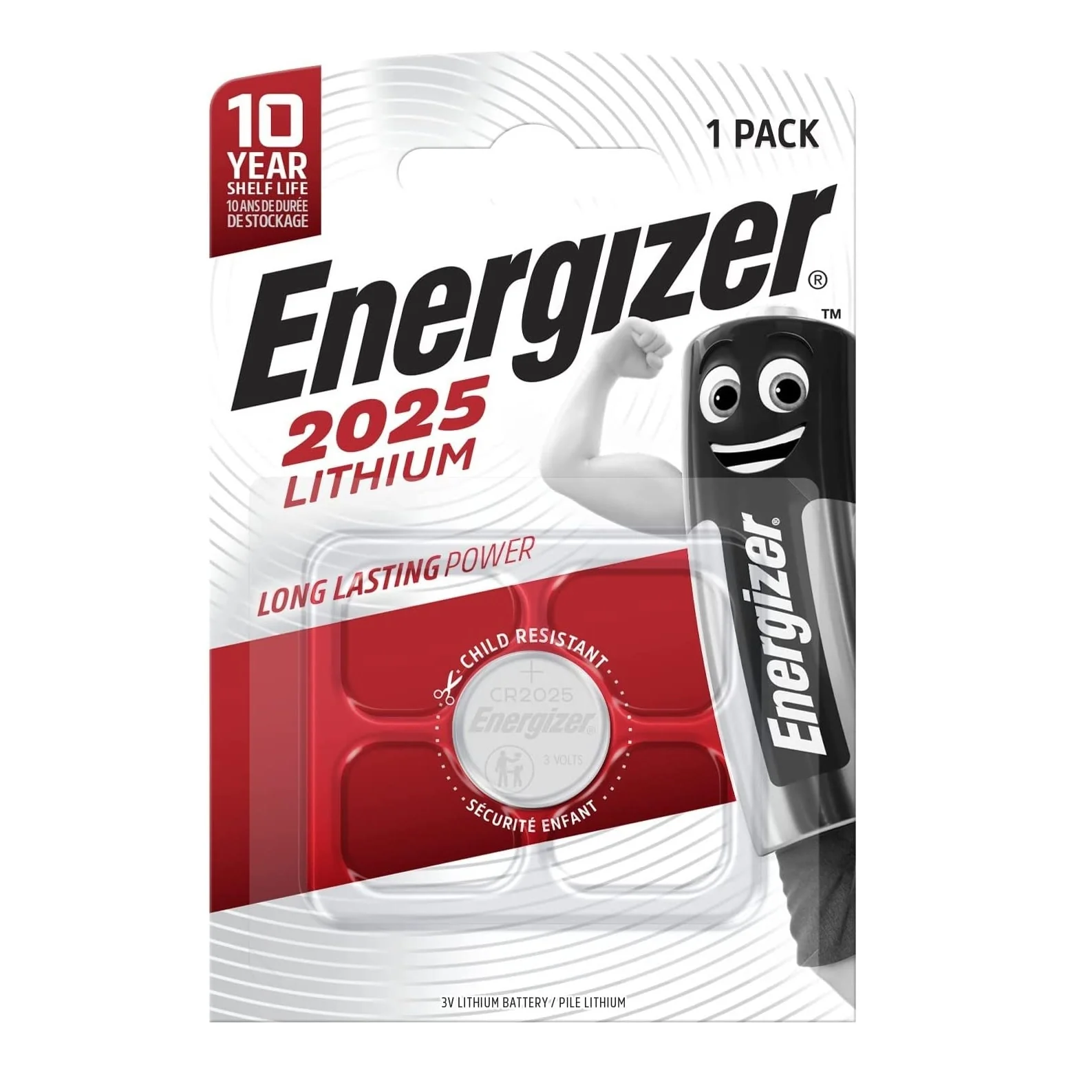 Energizer CR2025 Lithium Battery