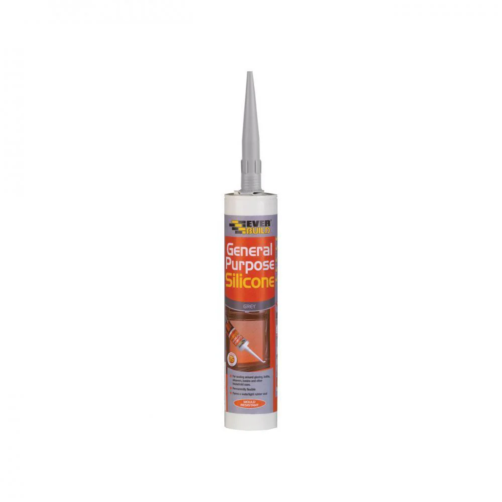 Everbuild General Purpose Silicone 310ml - Grey