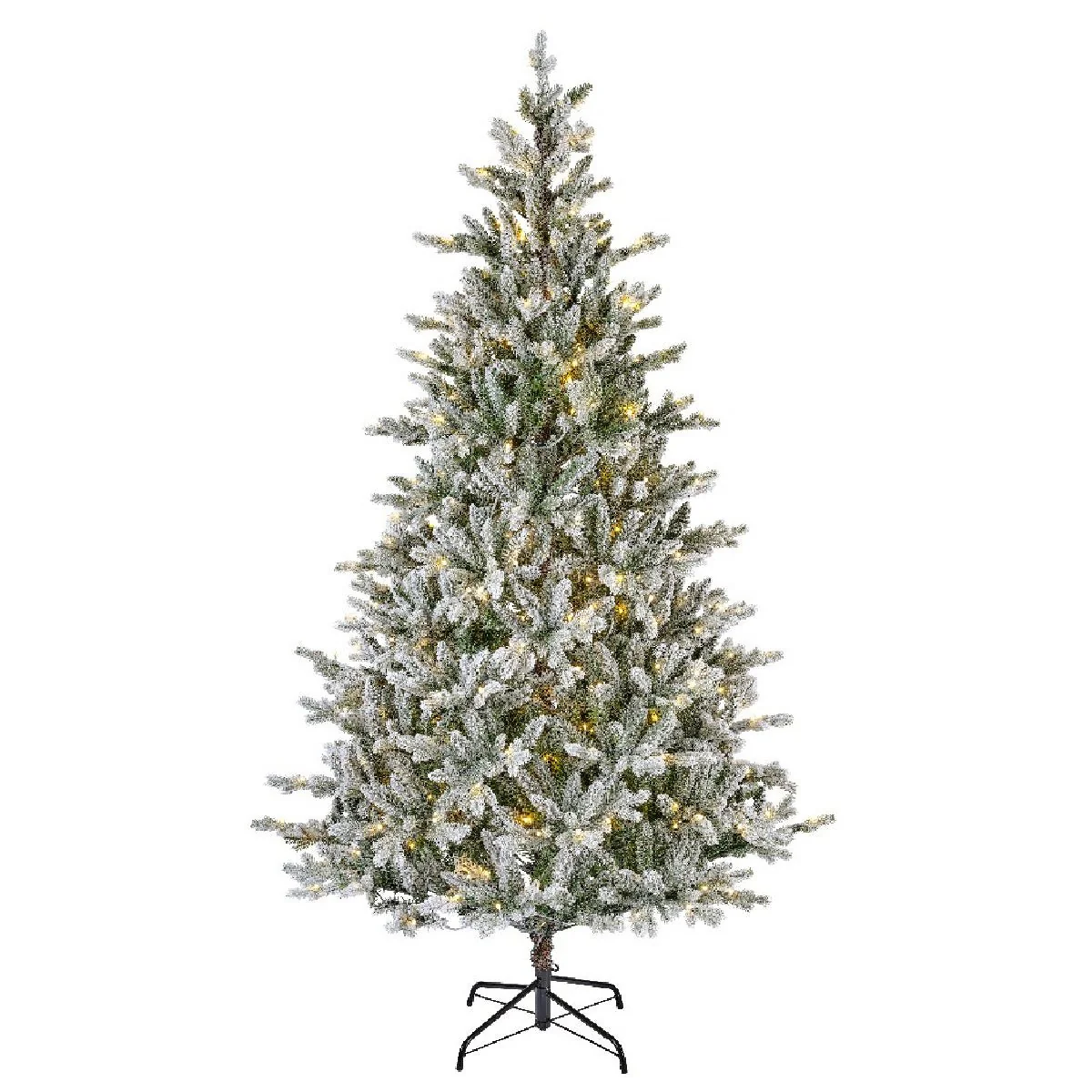 Everlands Allison Pine Snowy 430 LED Artificial Christmas Tree 210cm (7ft)