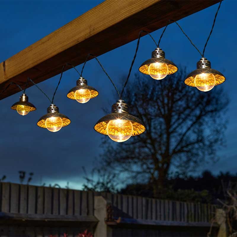 EvoLight Solar String Lights – Set of 10 Outdoor LED Lights