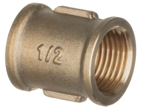 Exc 1" Round Socket Brass - Image 2