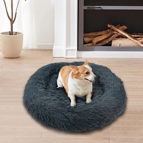 Extrastar Calming Donut Pet Bed Grey - Medium - Image 6