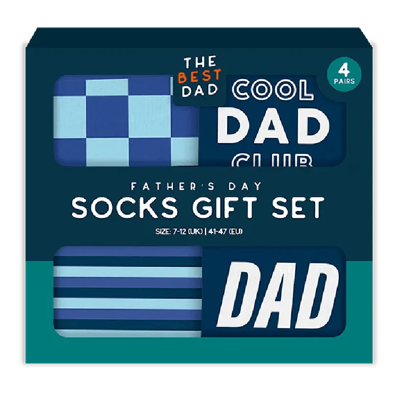 Father's Day Dad Socks Gift Set 4PK